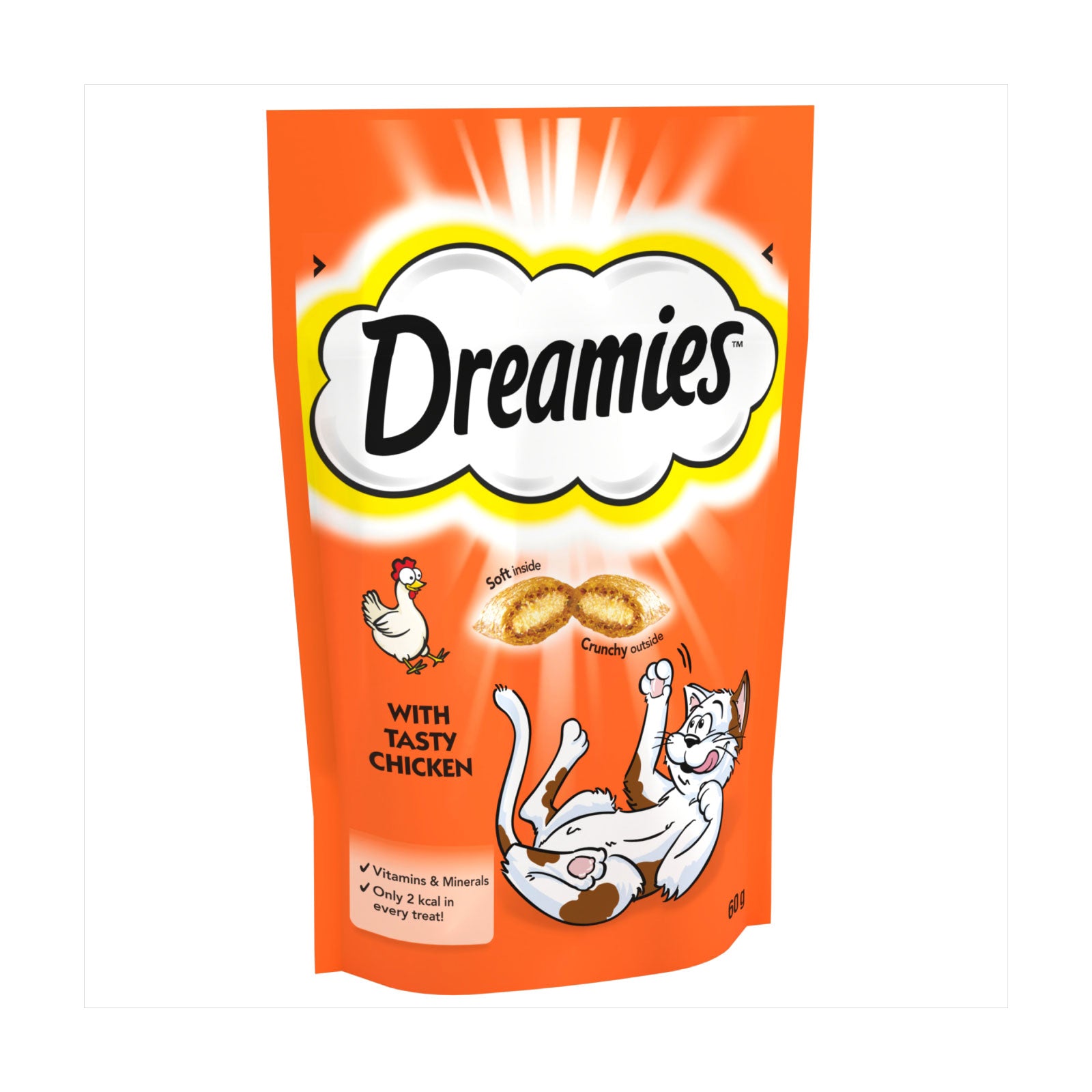 Dreamies Chicken Cat Treats 60g Dreamies Chicken Cat Treats 60g
